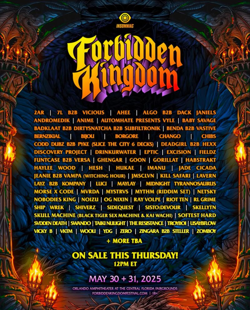 Forbidden Kingdom original event flyer