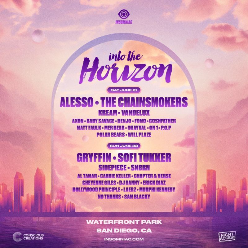 Into the Horizon original event flyer