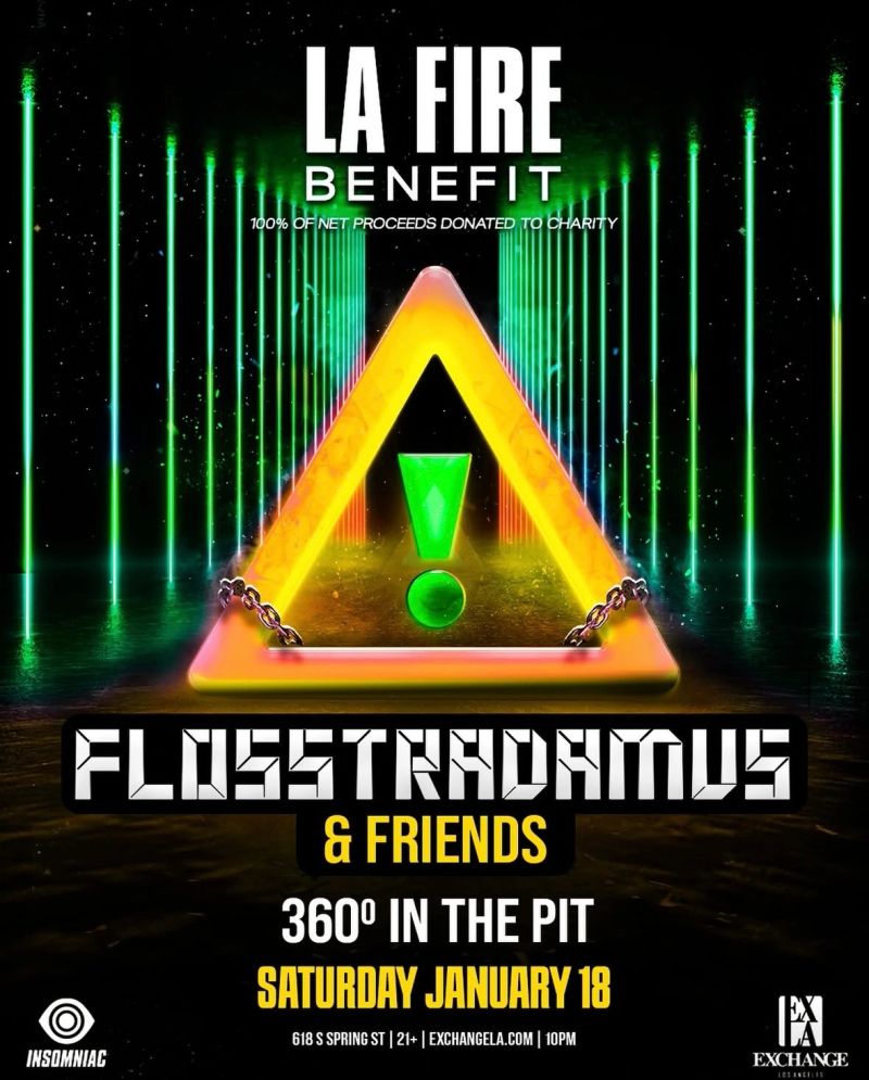 Flosstradamus & Friends original event flyer