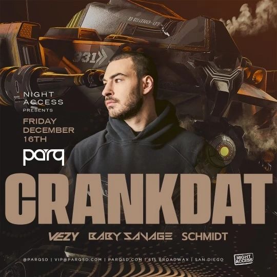 Crankdat original event flyer