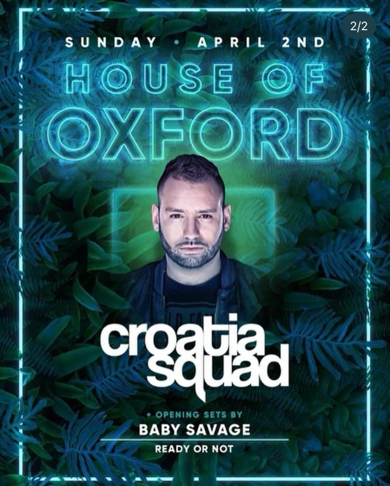 Croatia Squad original event flyer