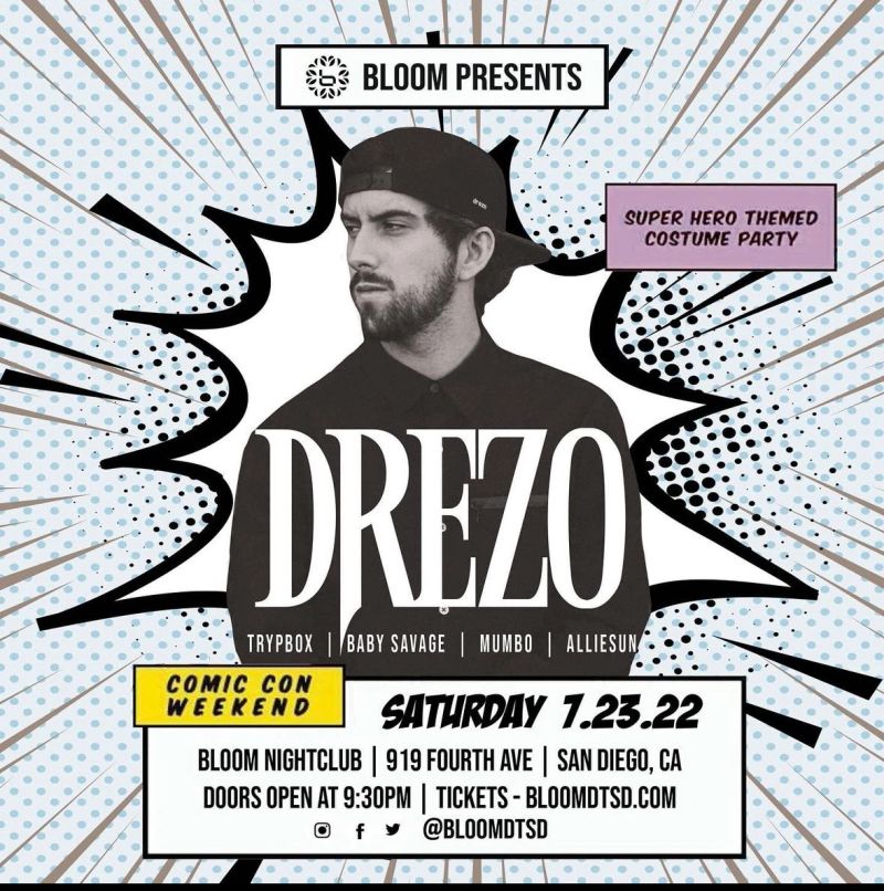 Drezo original event flyer