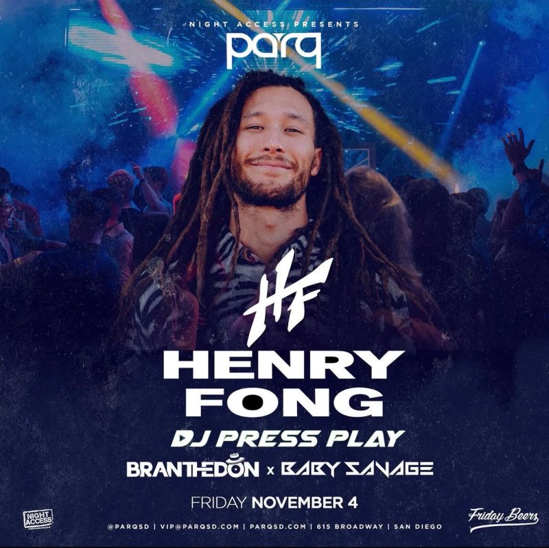 Henry Fong original event flyer
