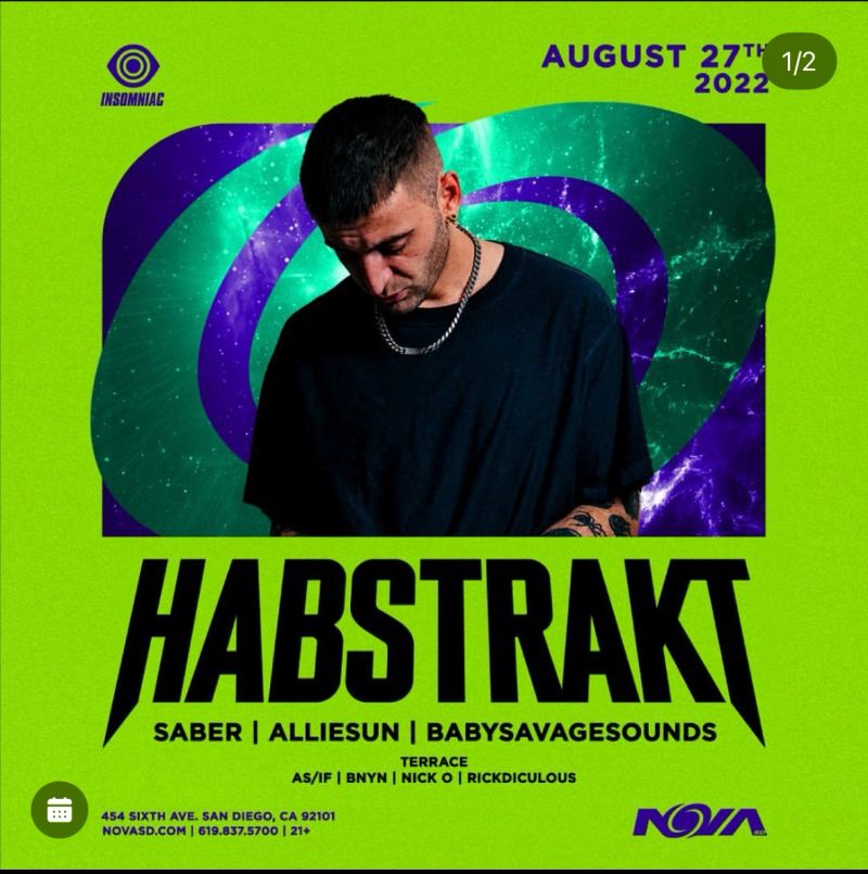 Habstrakt original event flyer