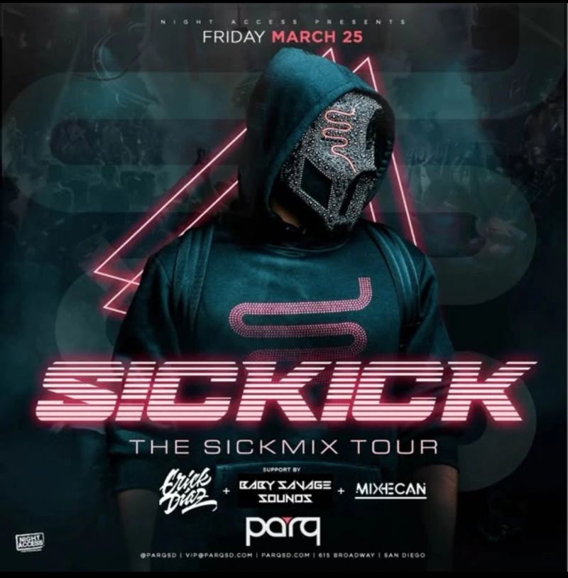 Sickick original event flyer